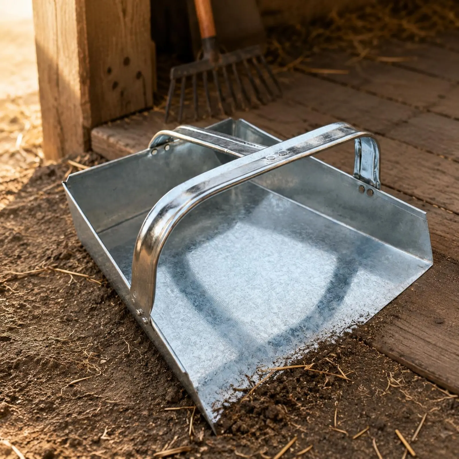 galvanized-dustpan-thickened-metal-dust-pan-industrial-dust-pan-sturdy-debris-scoop-heavy-duty
