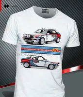 T-Shirt Uomo Lancia Delta Martini Racing Evo Hf Integrale Rally Legend Fb Tee New Fashion Men Casual Slim Fit T-Shirt Unisex