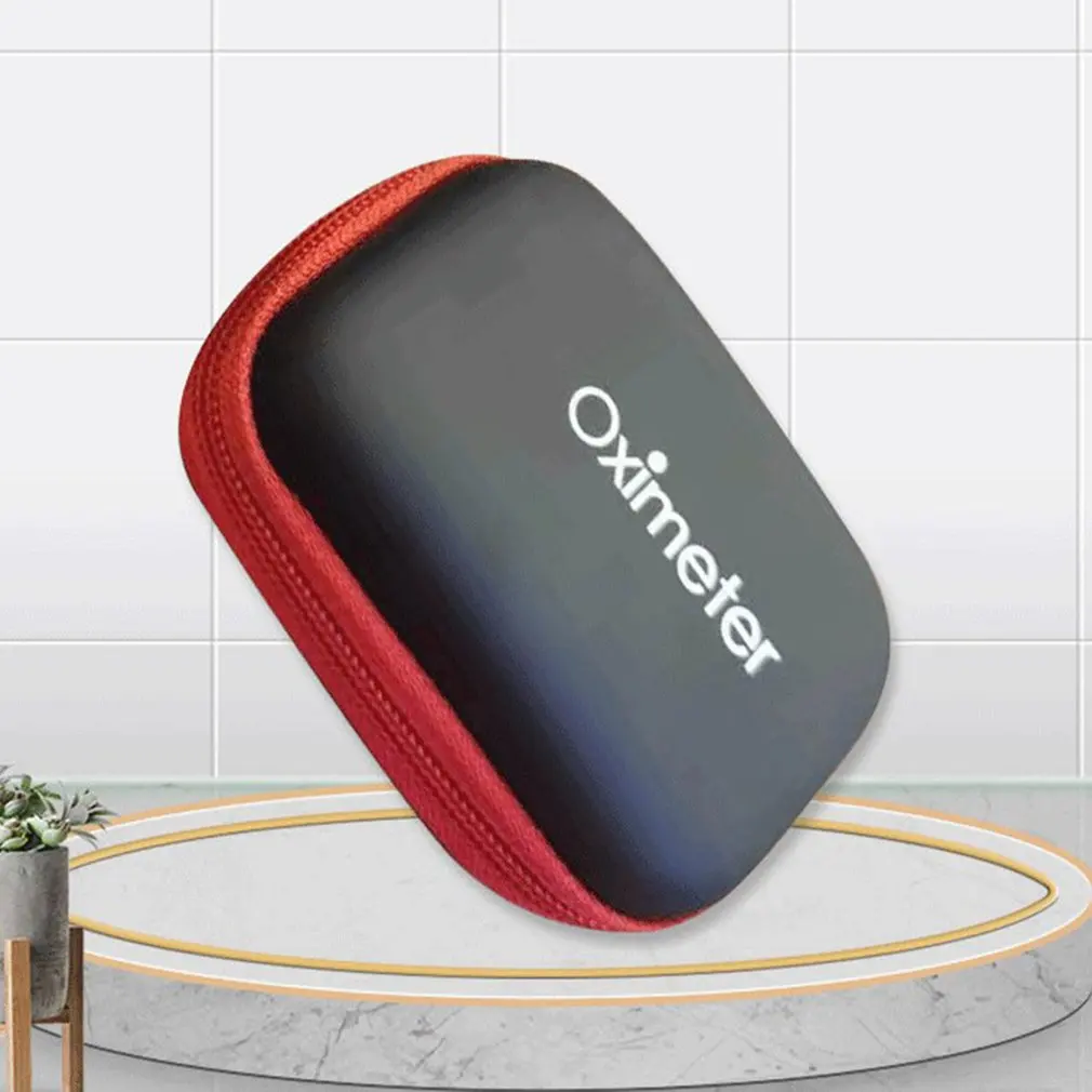 Finger Pulse Oximeter Protective Case Portable Oximeter Storage Bag Overall Style Simple Generous Health Tools