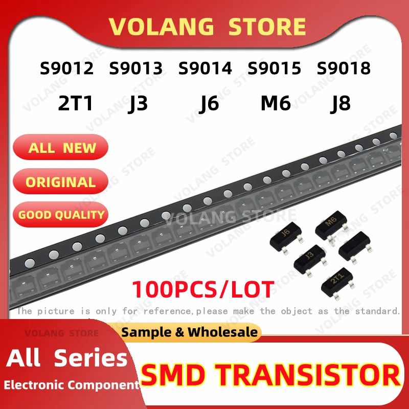 100Pcs/Lot S9012 Ma… - image