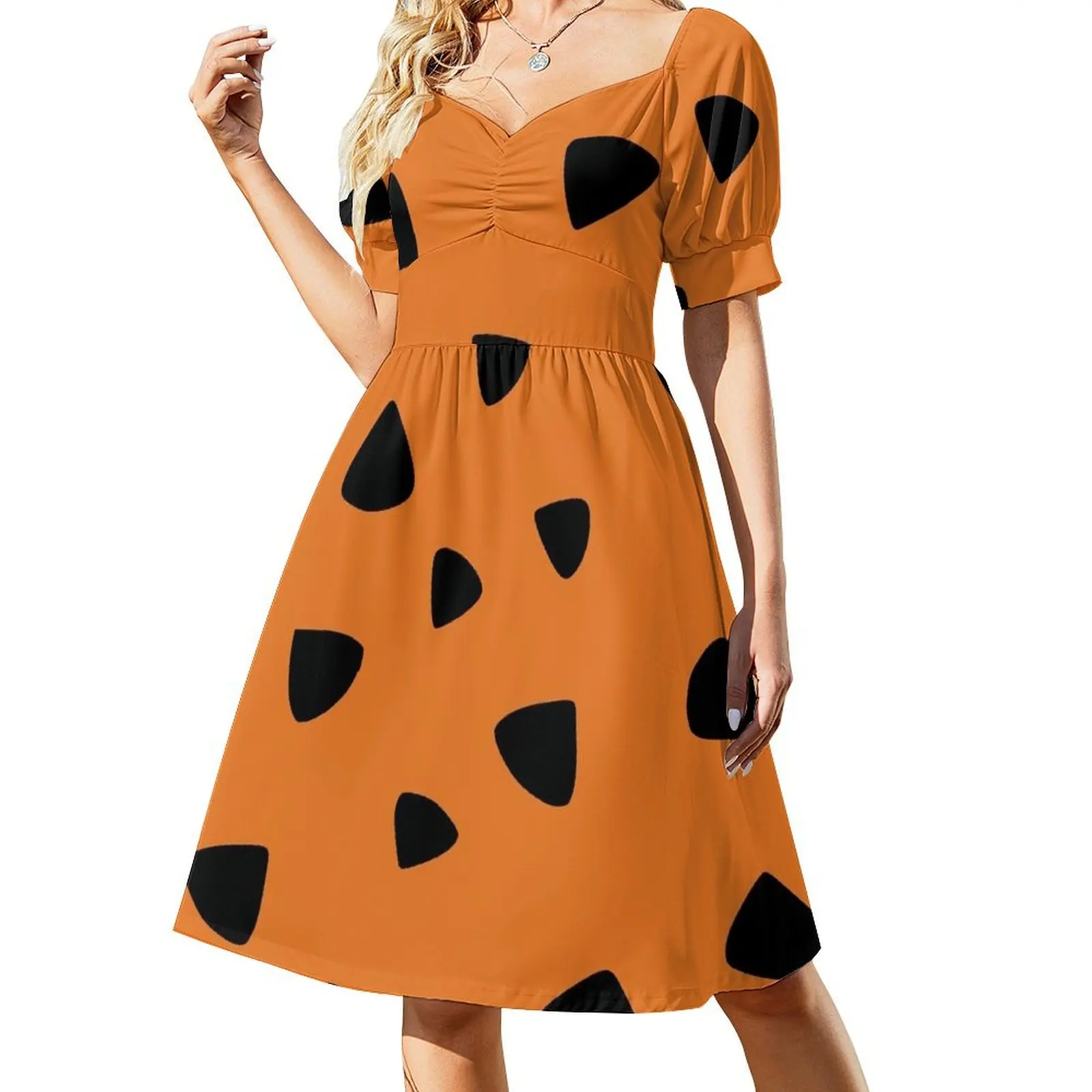 

Flintstones Texture Short Sleeved Dress summer dress women 2025 summer dresses women 2025 Dress