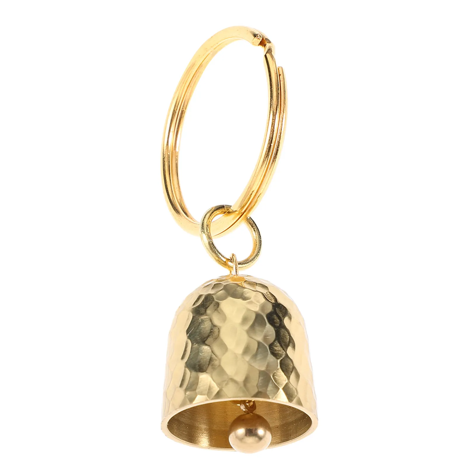 

Vintage Brass Bell Keychain for Outdoor Activities Cycling Camping Hiking Backpack Handbag Pendant Small Decorative Loud Alert