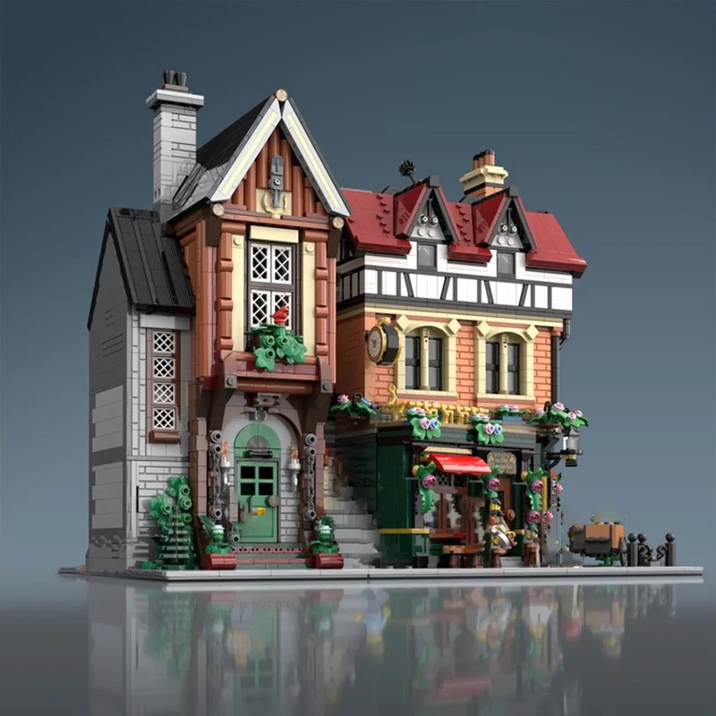 Exquisite neue Produkt MOC Bausteine, Hexe Magic House Modell Technologie, modulare Kinder Spielzeug Geschenk DIY Set