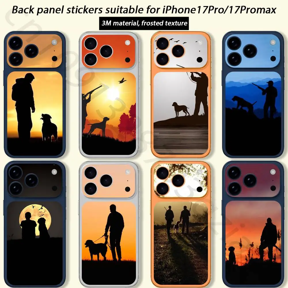

Hunter Dog Hunting TICKET Decal Skin Wrap for iPhone 17 Pro/Pro max Protective Film for Back, Frame, Camera