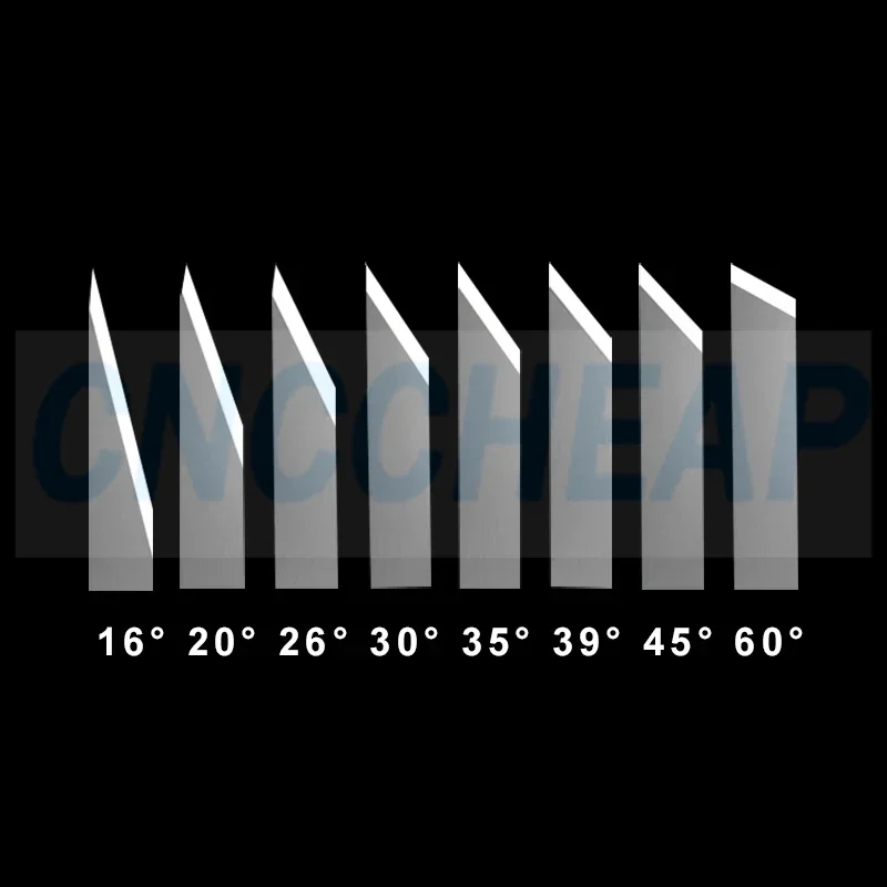 10pcs Aoke Kasemake AMEIDA RUK Knives 16° 20° 26° 30° 35° 39° 45° 60° Oscillating Blade Cutter for Digital Cutting Machines