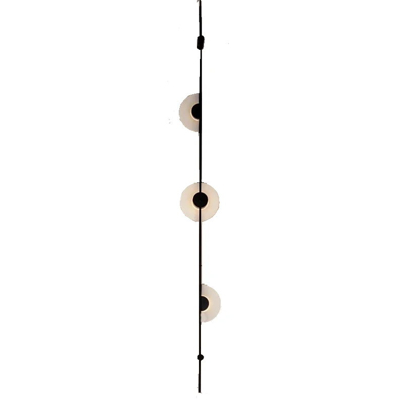Minimalist Restaurant Living Room Background Wall Light Luxury Villa Lamp Bed Lamp LED Home Lights Artistic Long Pole Wall Lamp
