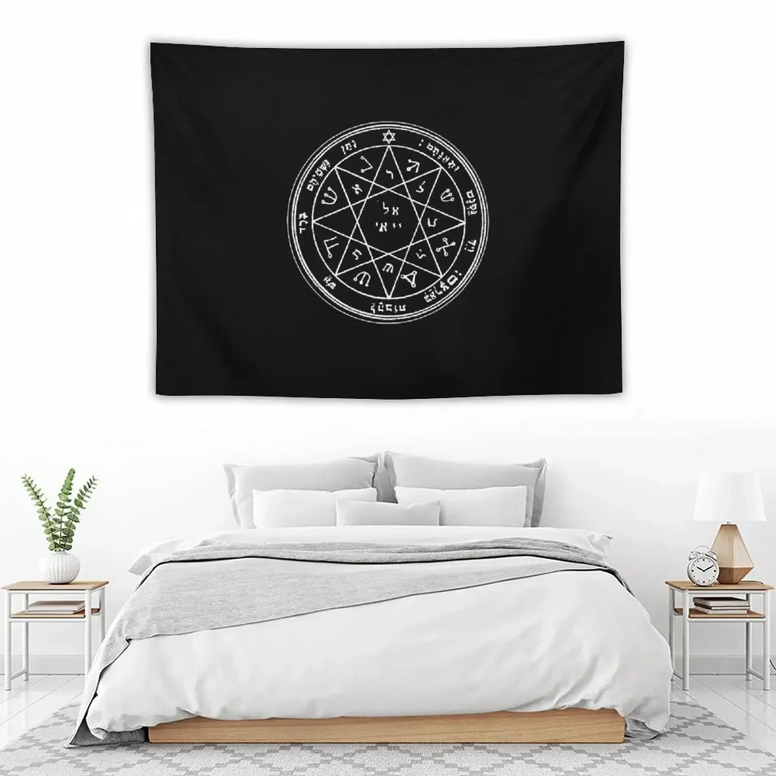 

The Seventh Pentacle of Mars King Solomon Seal Tapestry Room Decor Cute Outdoor Decor Tapestry