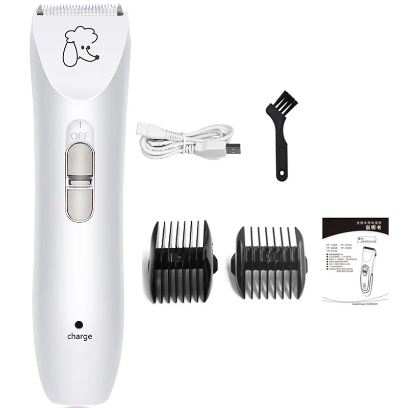 Rechargeable Eco-Friendly Electric Reptile Hair Trimmer Low Noise ABS Material Clipper Machine Household Reptile Haircut Battery
