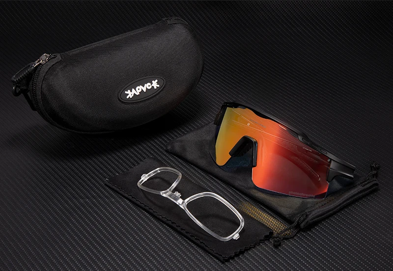 Kapvoe-RED Photochrome Gold Fahrradbrille Sport Herren Sonnenbrille für Herren Fahrrad Damen Outdoor UV400 Fahrradbrille – Detail 17