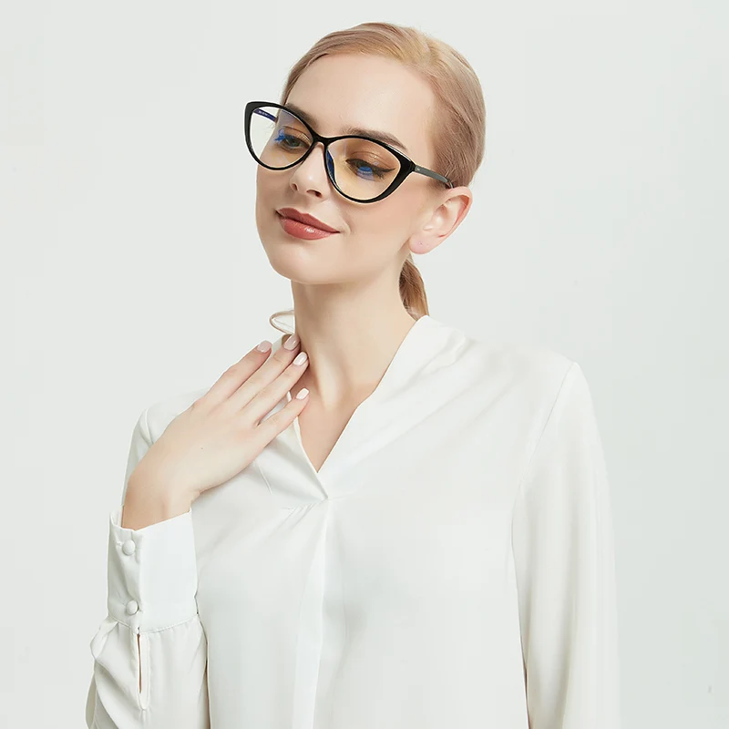 

Очки SHINU для женщин с большим лицом, в форме кошачьего глаза, в стиле Y2K, модные очки для женщин, увеличенный размер, оправа Tr90