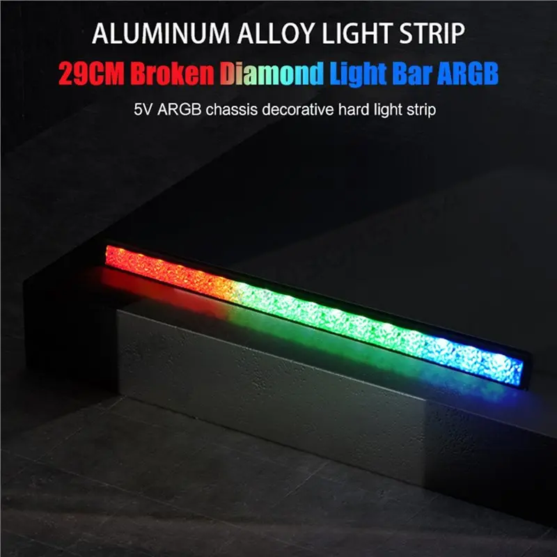 LED Strip Streamer Chassis Light Magnetic Pollution Atmosphere Motherboard Synchronization Design-[A04I Tools]