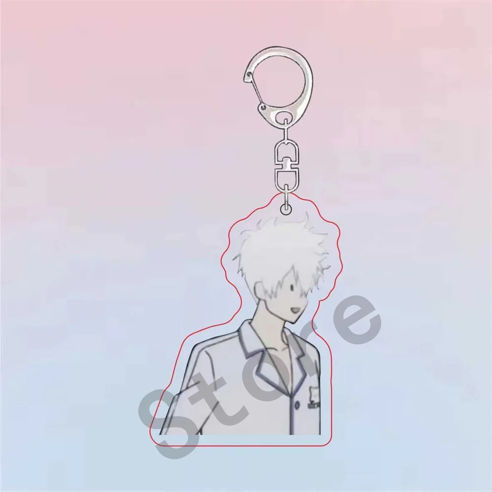Anime Link Click Rin Charles Lucas Keychain Acrylic KeyChain Kawaii Bag Pendent Cheng Xiaoshi Lu Guang Cartoon Keyring