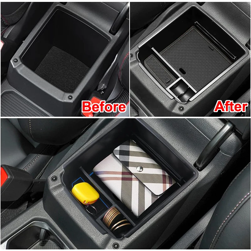 Car Armrest Box Storage For SEAT TARRACO FR 2019 2020 2021 2022 2023 Center Console Storage Organizer Interior Accessories