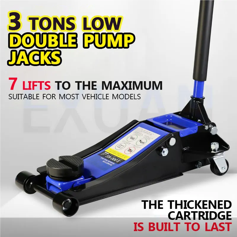 Auto Repair Shop Small Car Truck Tire Changing Tool Car Lifting Jack 2T/2.5T/3T Horizontal Hydraulic Lifting Jack 4S Shop Lifter