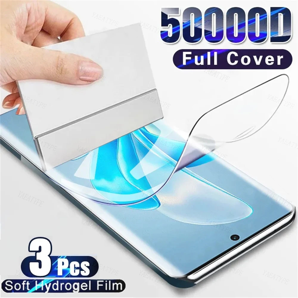 3PCS Full Cover Hydrogel Film For Vivo X90 X90S X80 X70 X60 Pro Plus S17 S16 Screen Protector For Vivo IQOO 11 10 9 8 Pro Film