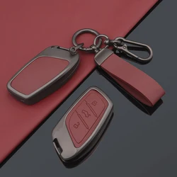 Zinc Alloy Car Key Case Cover for MG4 MG5 MG6 Mg3 Mg7 MG ZS EV HS EHS ZX GT Roewe RX3 RX8 ERX5 RX5 I6 I5 Auto Accessories
