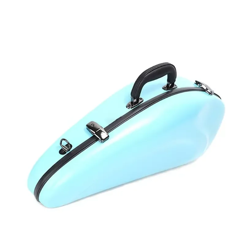 Durable Fiberglass Alto Saxophone Case Hard Shell Musical Instrument Storage Bag for Performance Travel Protection Gear