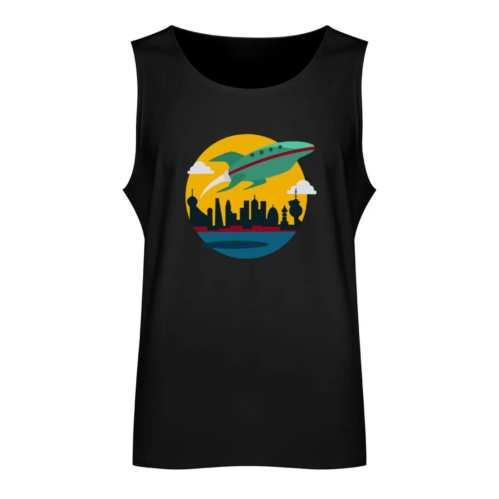 Planet Express Tank Top vests for men gym men Body man