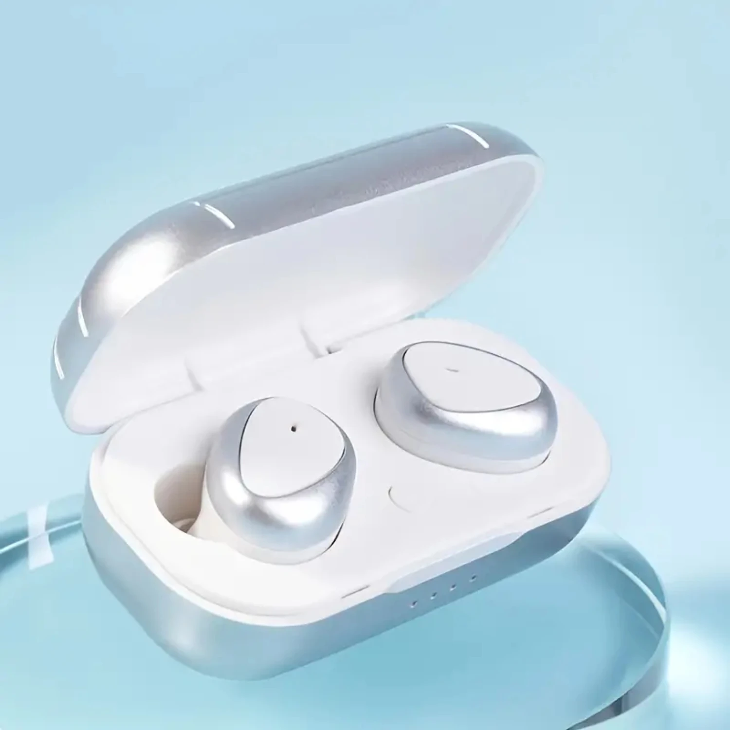 1pc TWS ヘッドフォン、強力な低音を備えたインイヤーワイヤレスイヤホン