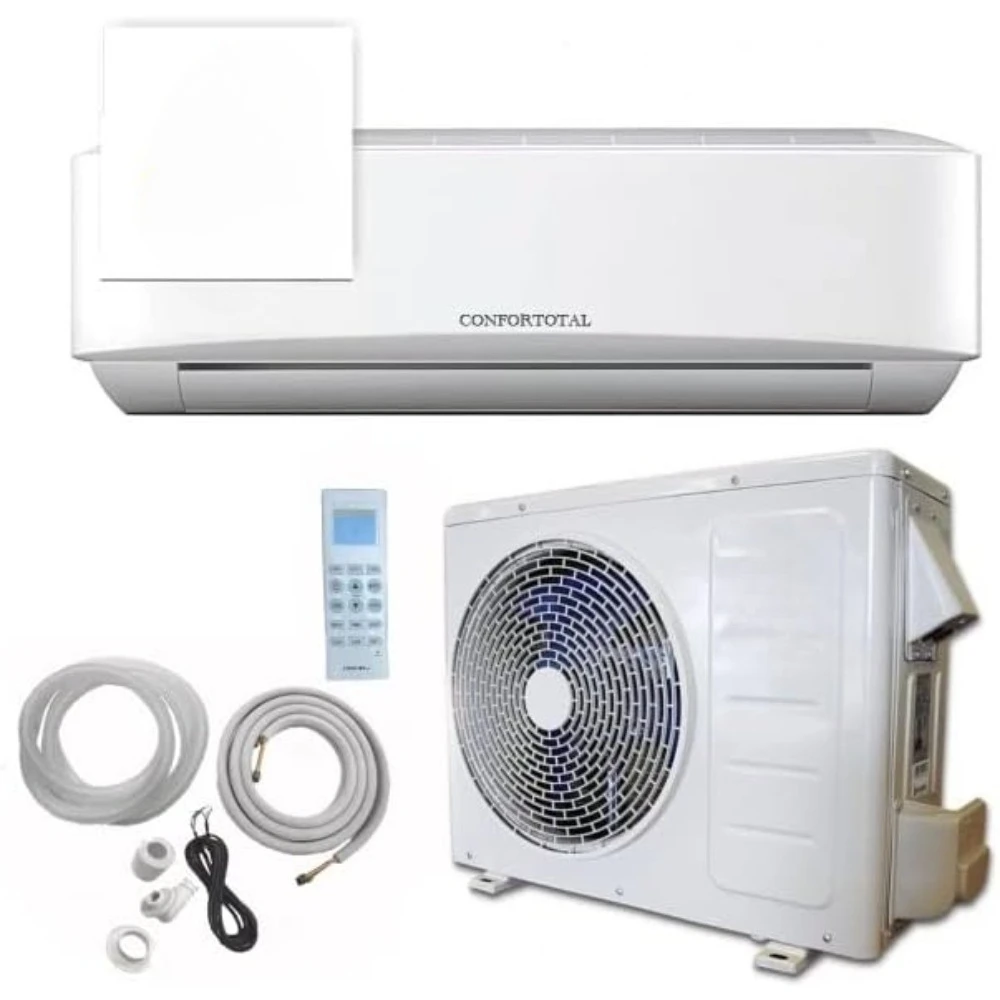 

Индивидуальный.12000 БТЕ Мини-сплит-кондиционер и тепловой насос 110 В без каналов, 1 тонна, с WIFI, совместимый с Alexa