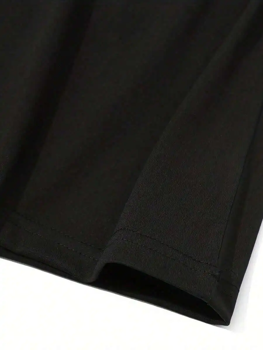 

Mens Round Neck Short Sleeve T-Shirt Casual Lightweight Polyester Tee