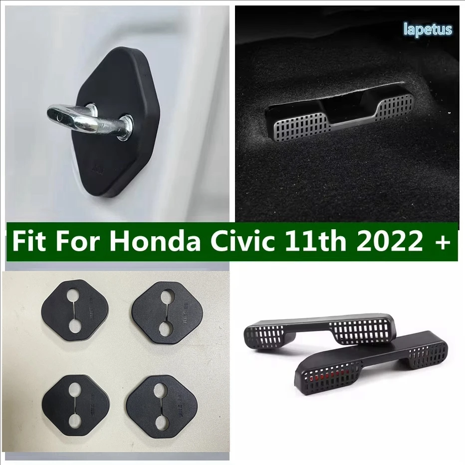 

Plastic Door Lock Buckle Seat Bottom Air Outlet AC Vent Protector Cover Trim Fit For Honda Civic 11th 2022 2023 Car Accessories