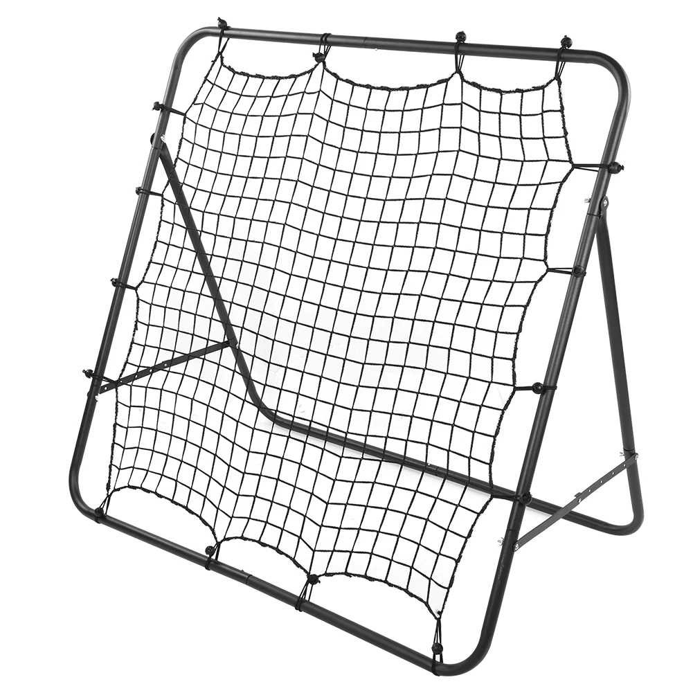 Steel Collapsible Football Rebound Target Net Adjustable Soccer Bounce Goal Mesh Shooting Assist Training Equipments