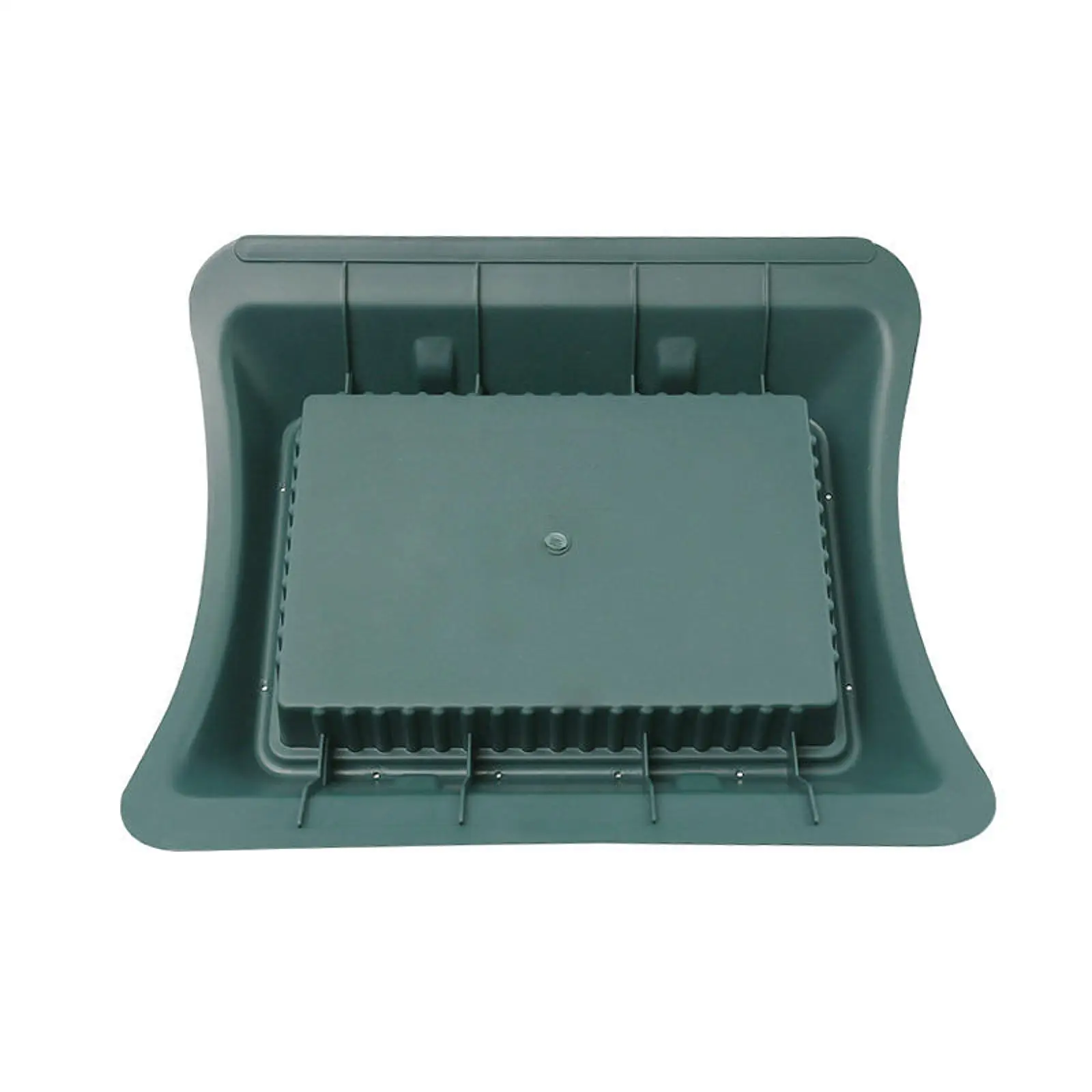 Green Design Bowl Artistic Floral Saddle for Desk Decor Holiday Decorating