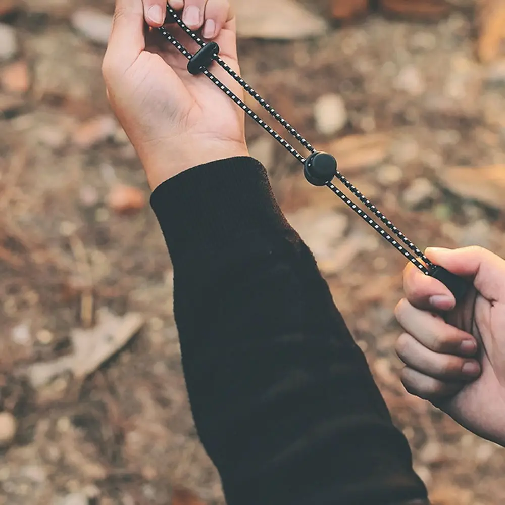 Fixing Plastic Buckle Cane Wrist Strap Backpack Fixing Buckle Elastic String Elastic Rope Holder Walking Stick Holder