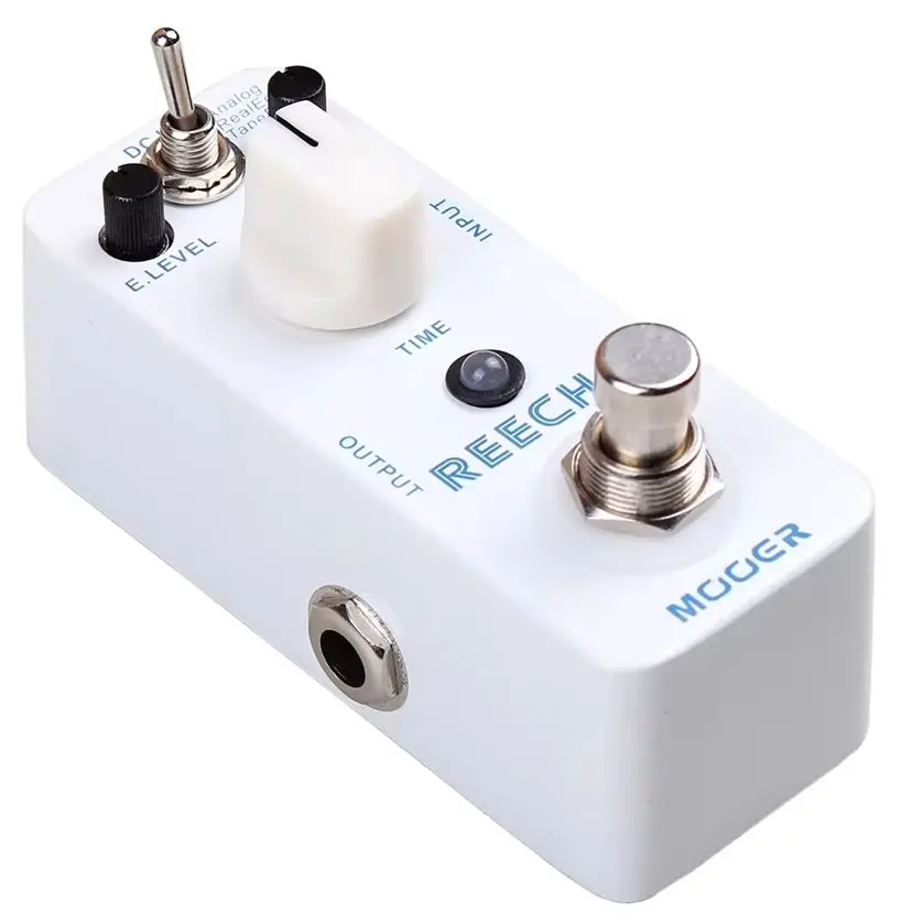 MOOER Reecho Guitar Effect Pedal Digital Delay 3 Delay Modes Analog Real Echo Tape Echo for Electric Guitar Bass True Bypass view 3