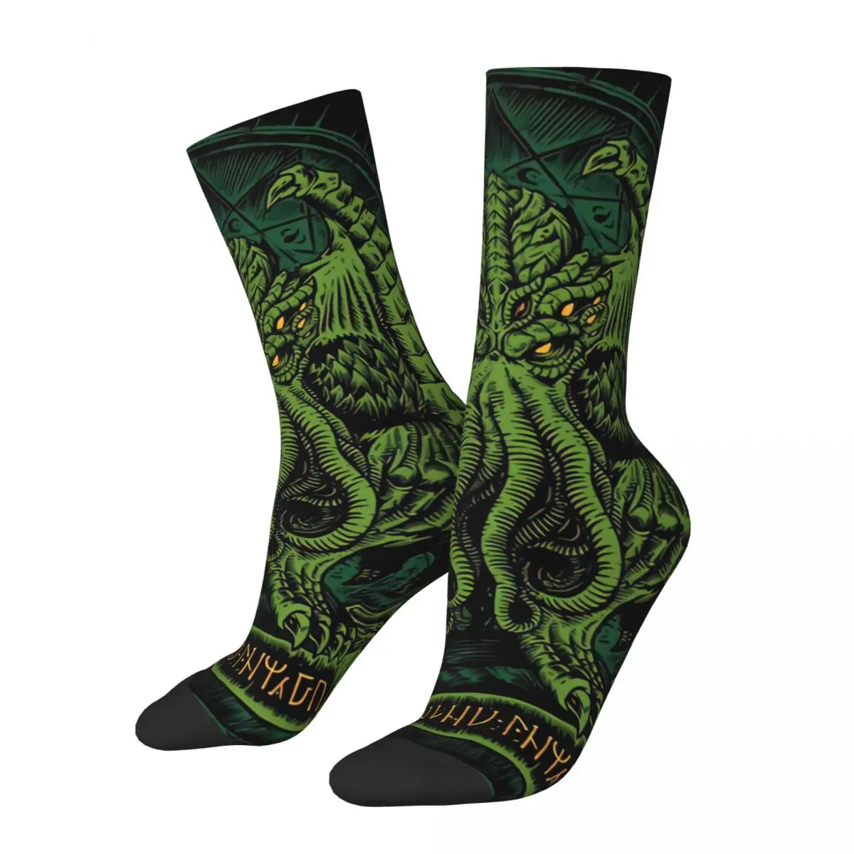 Cthulhu Kawaii Socks Travel Cartoon Pattern Socks