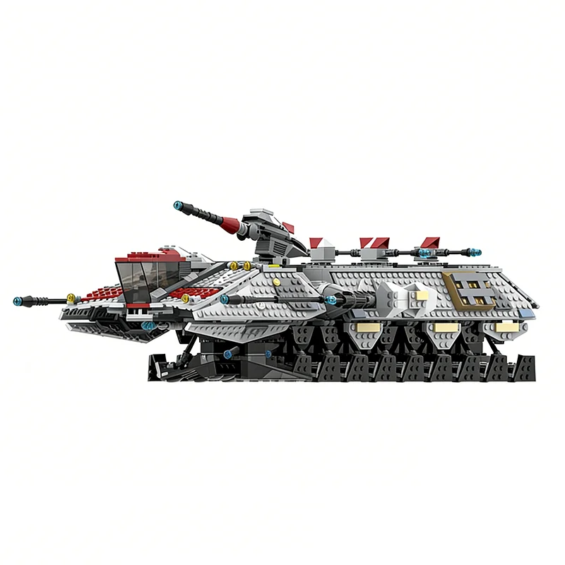 1767 peças moc star batalha ut terreno instável artilharia modelo de transporte blocos de construção presentes de natal ideia de brinquedo de arquitetura