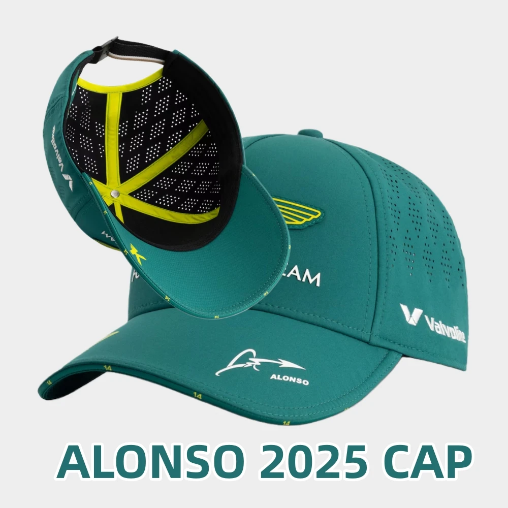 AliExpress Honda Fernando Alonso 2025 cycling hat, baseball cap, men's and women's racing fan hat, outdoor riding MOTO motorcycle Cap