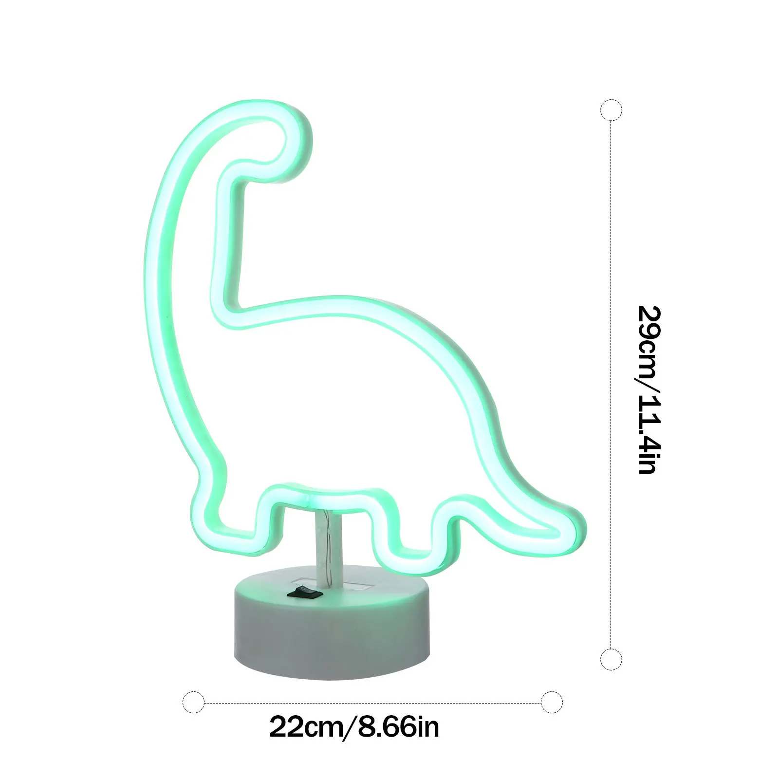 Mini Dinosaurus LED Neon Light Lamp voor Slaapkamer Bureau Nachtlampje Home Decor Party Sfeer Tafellamp Creatief Cadeau Idee