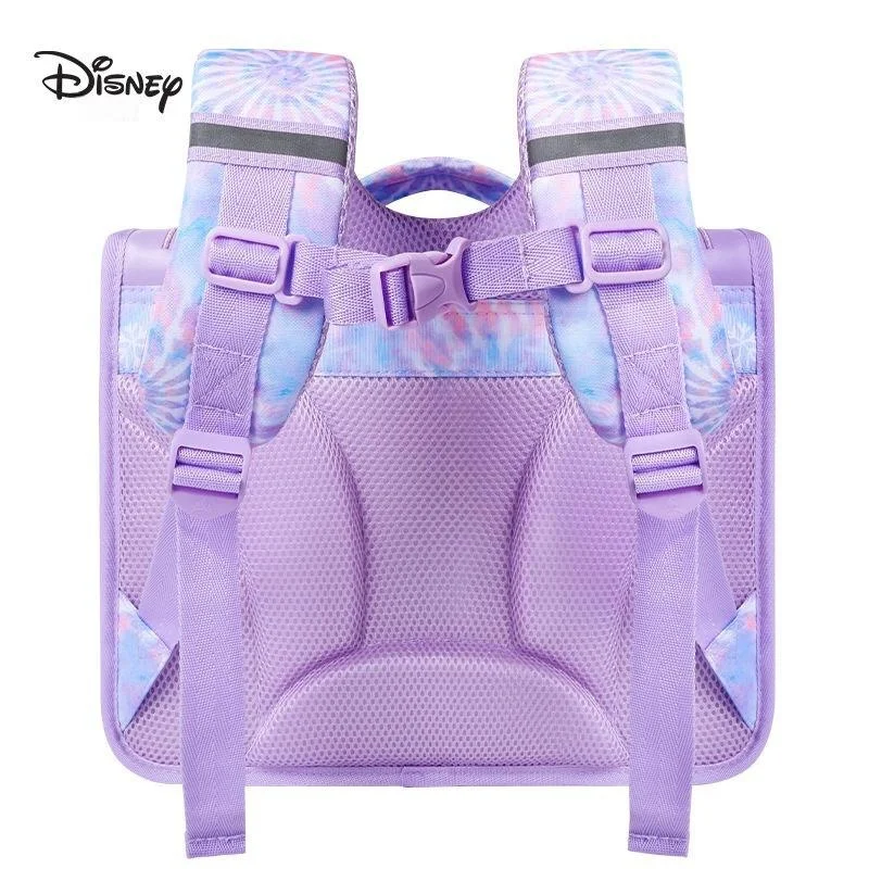 Disney Anime Backpack Frozen 1-3 Grade Elementary School Backpacks Large Capacity Bag Waterproof Travel Bags School Stationery