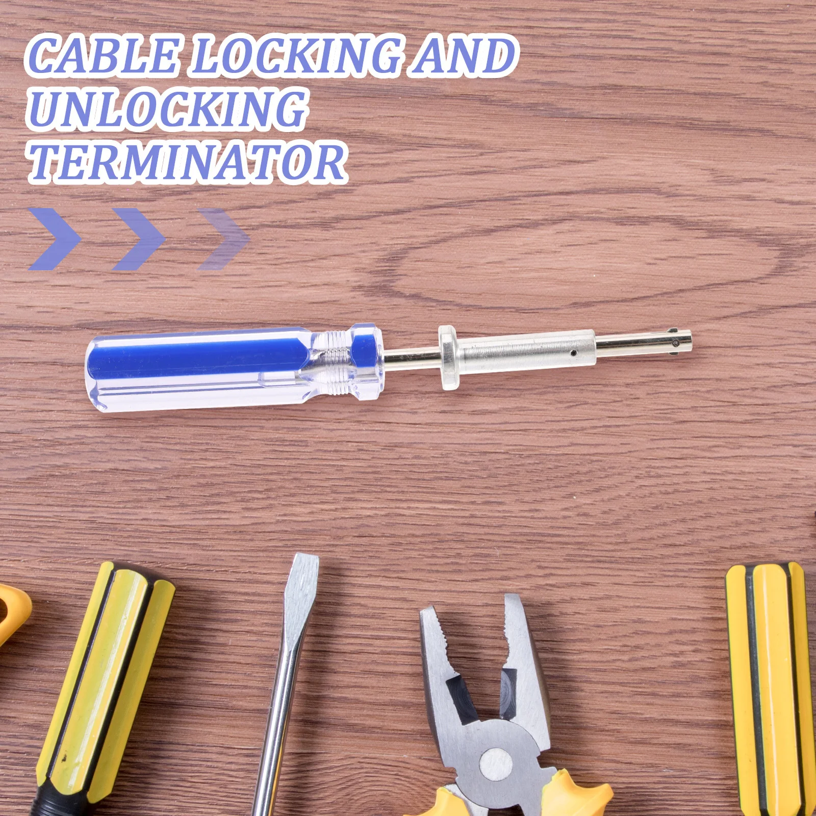 

2Pcs Silver Inch Anti- Lock Key Heavy Duty Metal Plastic Terminator for Pdi -59 -59Lr Corning Gtt Models