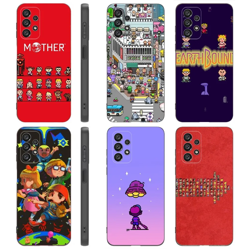 

E-EarthBound Mother 4 Phone Case For Samsung Galaxy A91,A80,A73,A72 ,A71,A53A52,A32 ,A31A22,A21s,A20,Black Cover