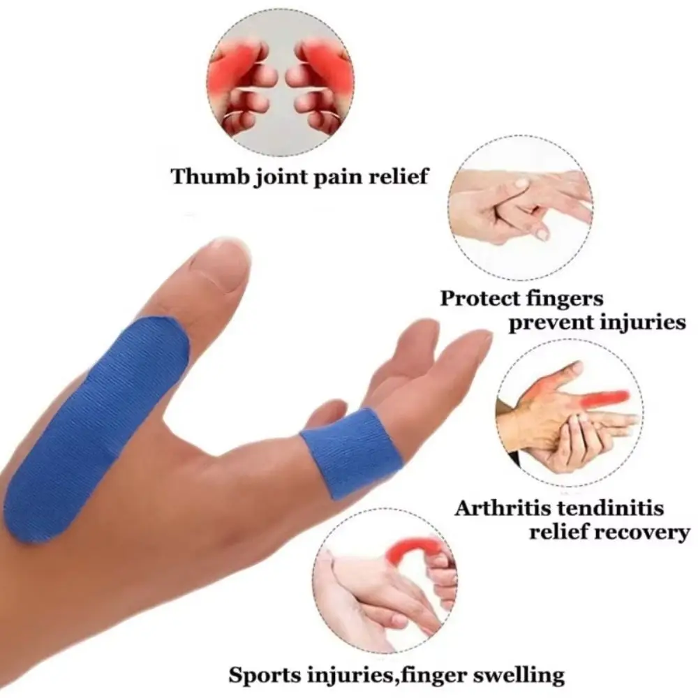 

Elastic Cloth Bowling Finger Tape Anti Friction Strong Stickiness Thumb Protector Tape Soft Tape Breathable Bowlers Tape