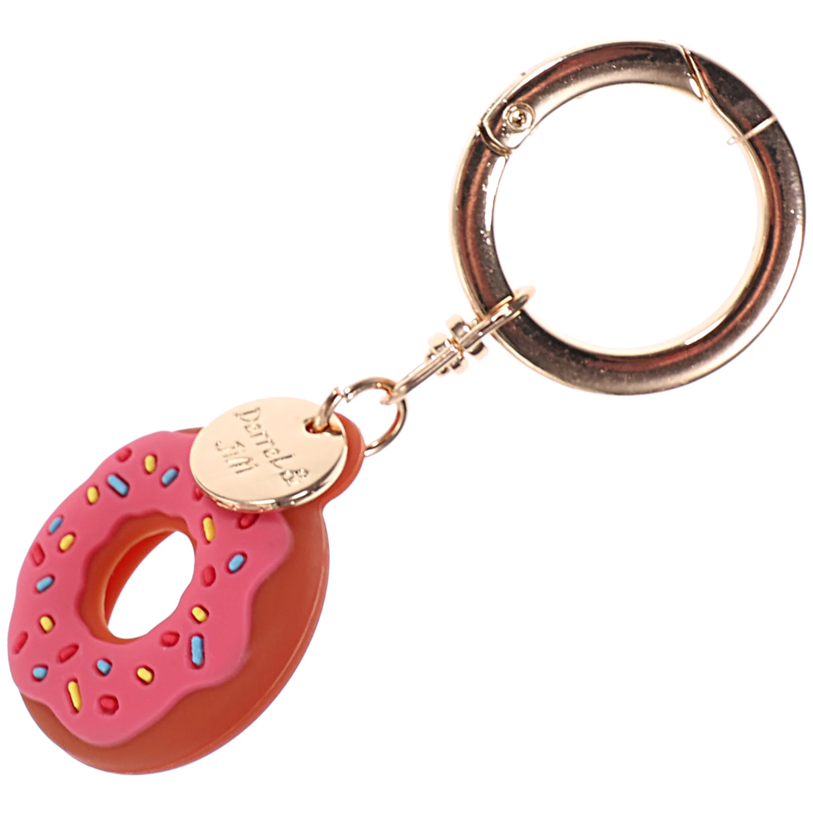 

1Pcs Silicone Soft Case Doughnut Shape Protective Sleeve Anti-Scratch Cover Anti-Lost Case for Pets Keys Bags