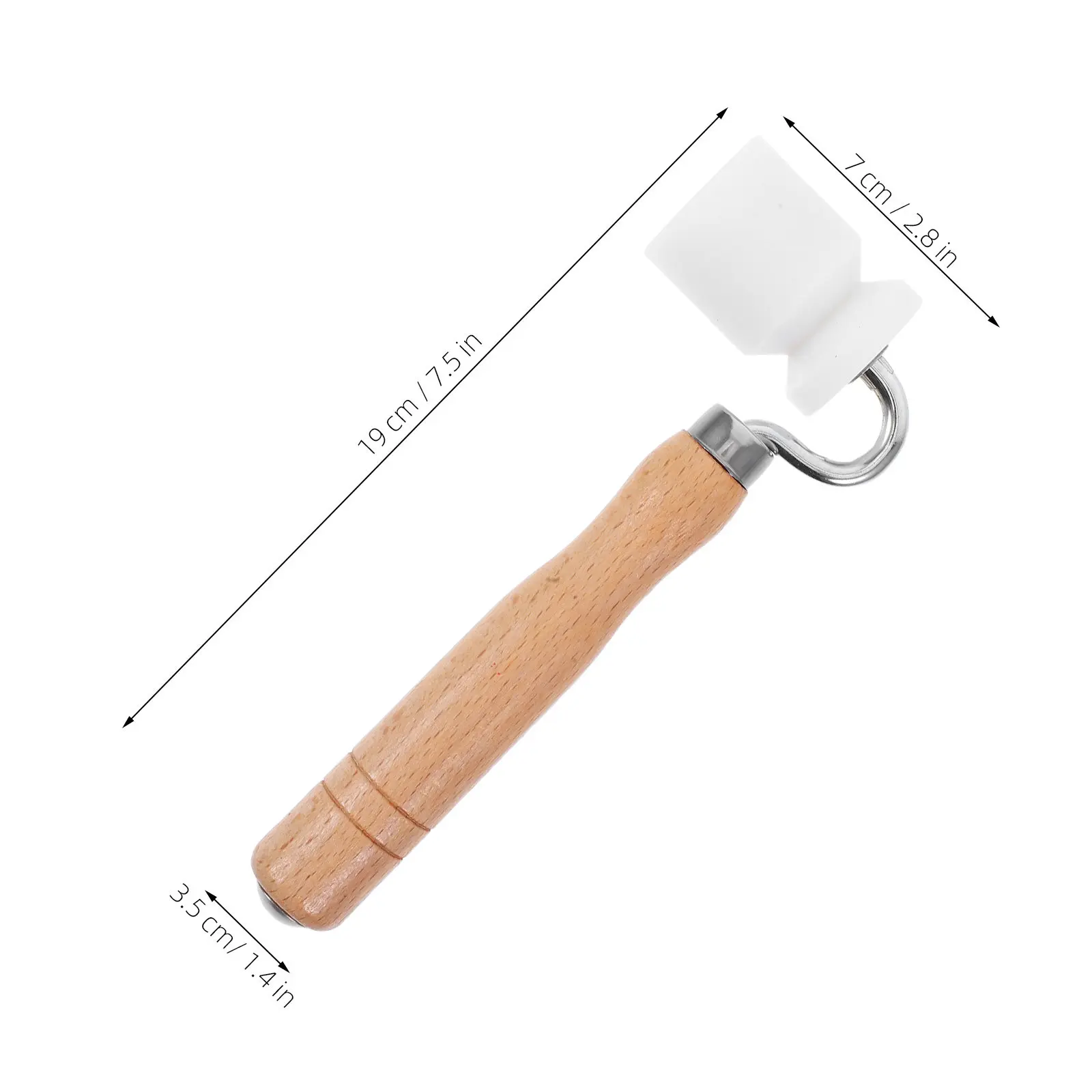 Seam Roller Wood Handle Heavy Bearing for Wallpaper Drywall Seam Flat Roll Press Corner Finishing Tool Drywall Paint Roller
