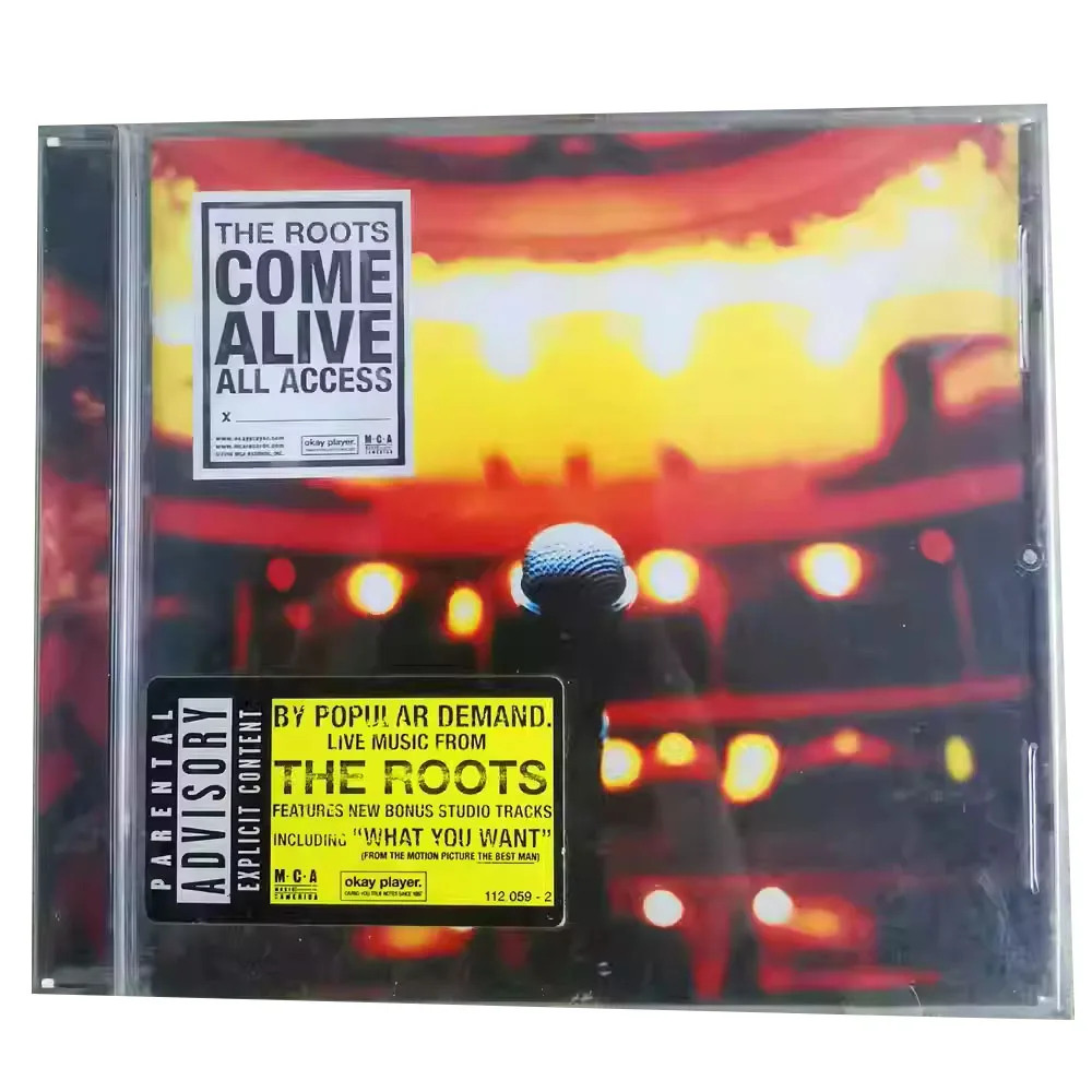 The Roots The Roots Come Alive CD 1999 Album en direct Jazz Hip Hop MCA édition limitée améliorée caractéristiques invitées scellées originales