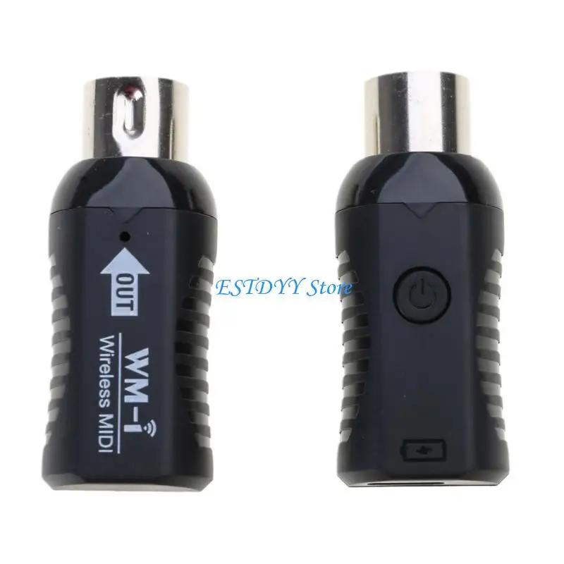 

G6DE 2.4G MIDI Wireless Guitar System Sound Receiver Transmitter 5 Pin Midi Adapter
