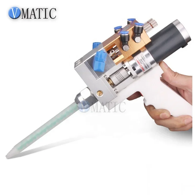 Free Shipping Epoxy Resin Two-component Glue Gun Ab Dynamic Electric Stirring Mixing Dispensing Hand-held Filling Valve