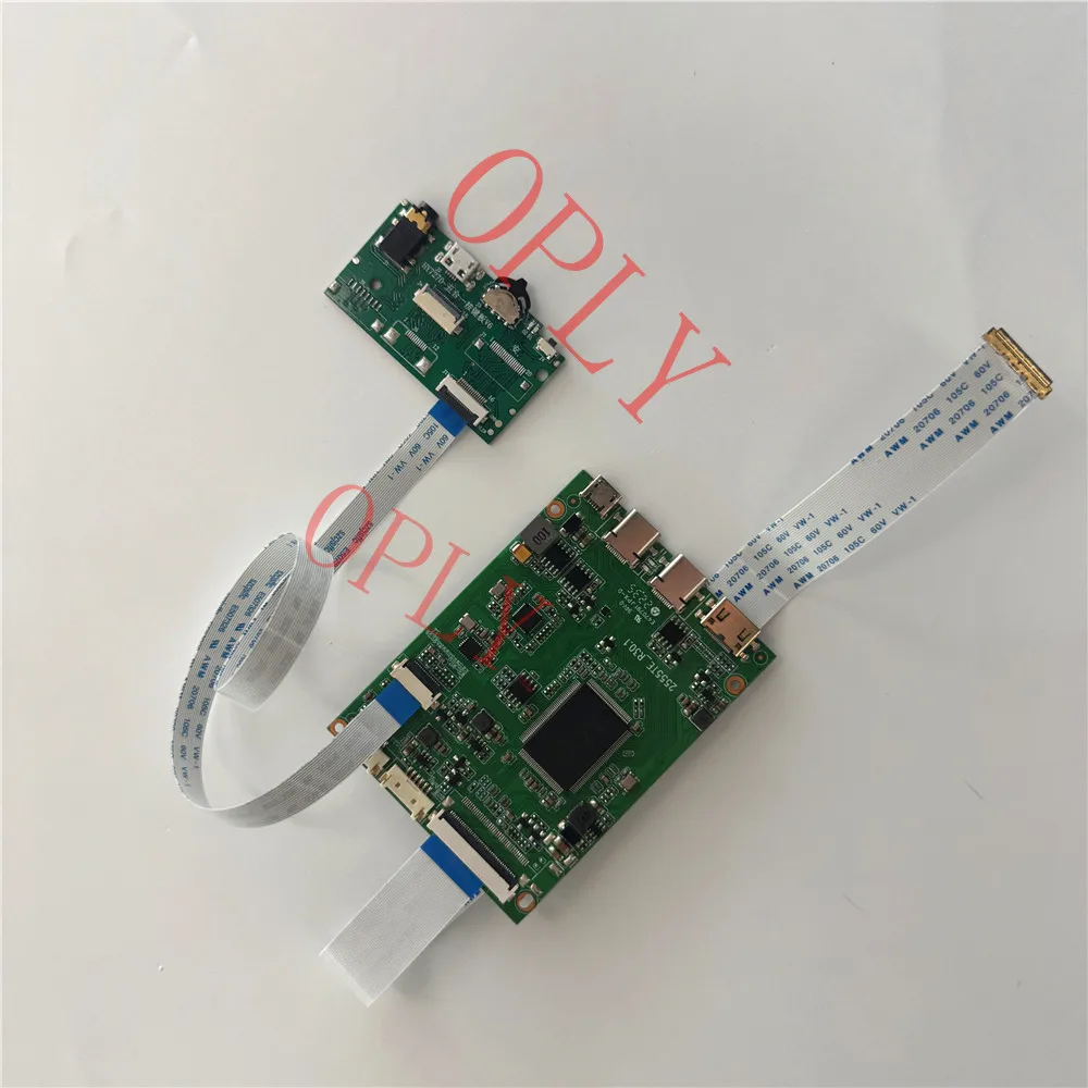 Controllor board 2 TYPE C Mini HDMI-compatible kit for LP133WF2 LTN133HL03 13.3