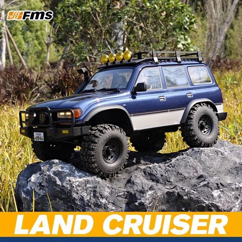 

Fms Fcx10 Моделирование Land Patrol Lc80 Prov2 1:10 Пульт дистанционного управления Бесщеточный полноприводный двухскоростной внедорожный альпинистский автомобиль
