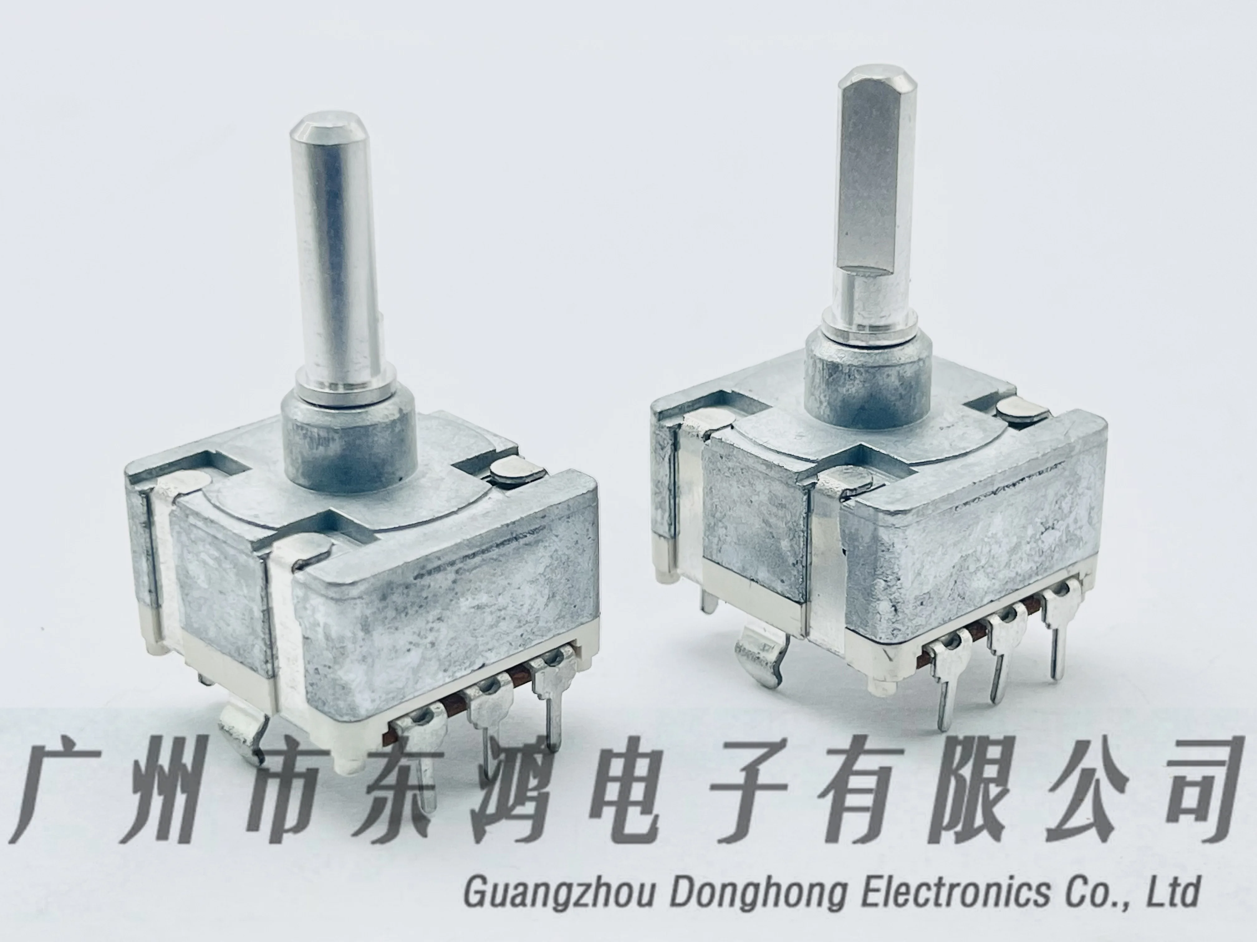 1pcs Alps sealed air-conditioning single potentiometer B10k stepper 20 pitch carbon film rotating audio shaft length 22mm