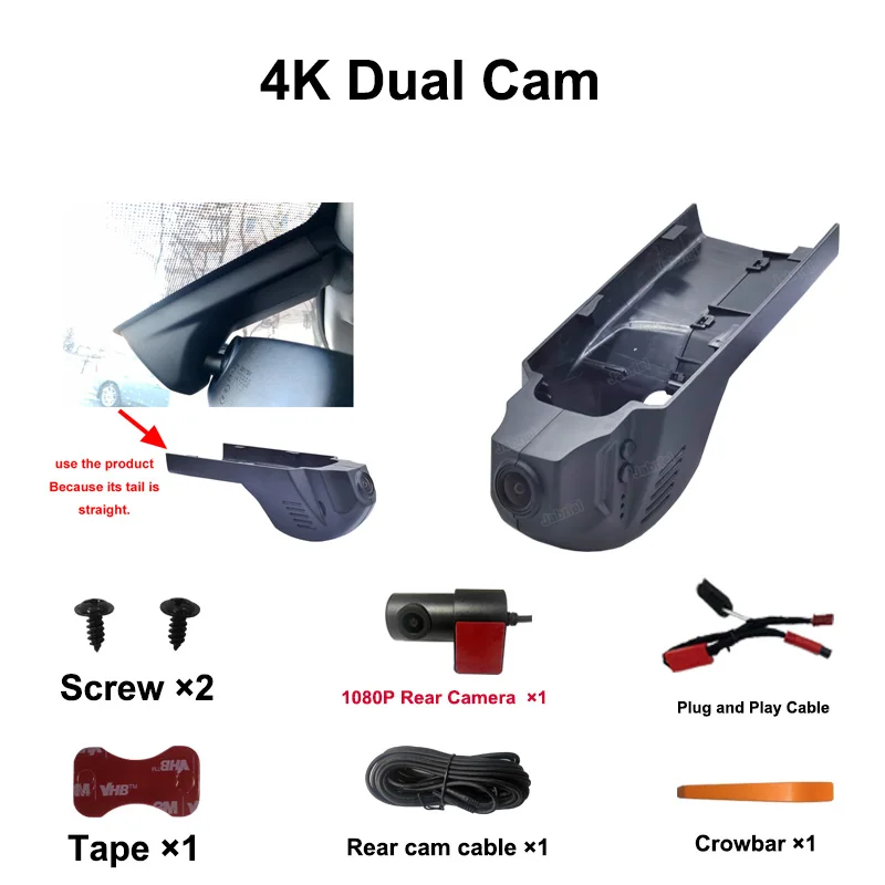 Plug and Play 2K 4K Wifi Auto DVR Dash Cam Kamera für BMW F30 F21 F33 F10 F25 F48 F26 F34 F31 F15 2012 2013 2014 2015 2016 2017