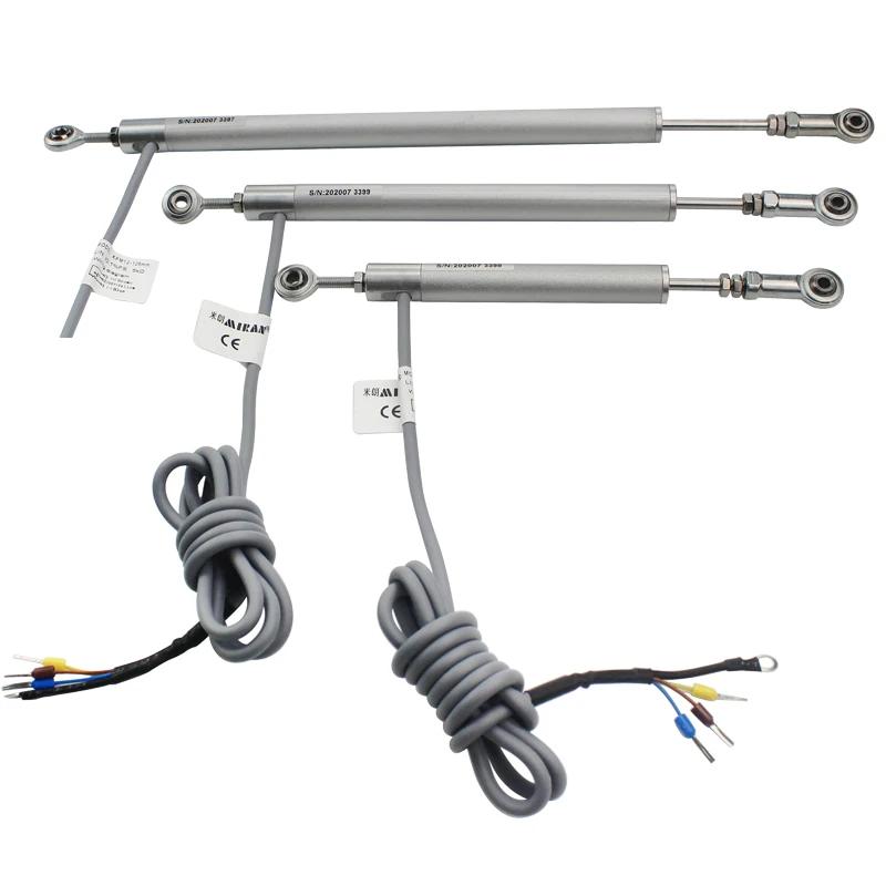 Miran KPM12J 15-300mm Linear Potentiometer Displacement Transducer Travel Sensor With Two Sides Ball Joint