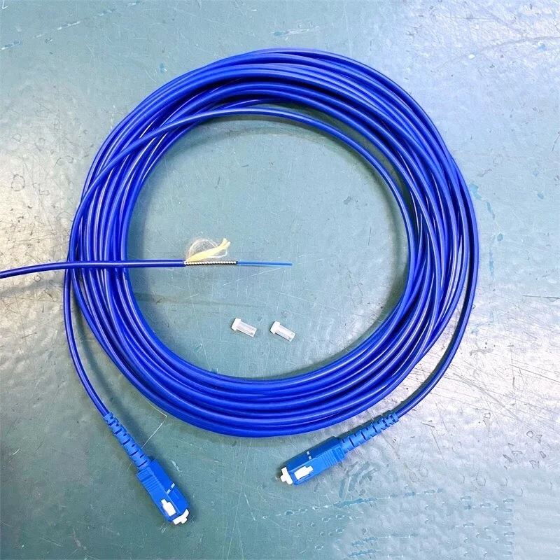 Fiber PatchCord Armored 1C 150m200m250m300m Simplex 3mm 1 fiber SM SC LC FC ftth jumper 1 core optical fibre Singlemode SX elink