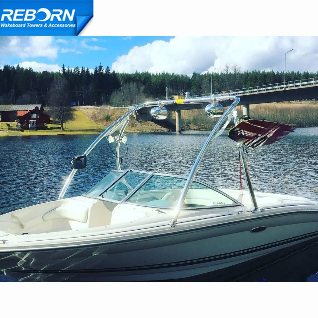 

Reborn Elevate Boat Wakeboard Tower, Shining Polished